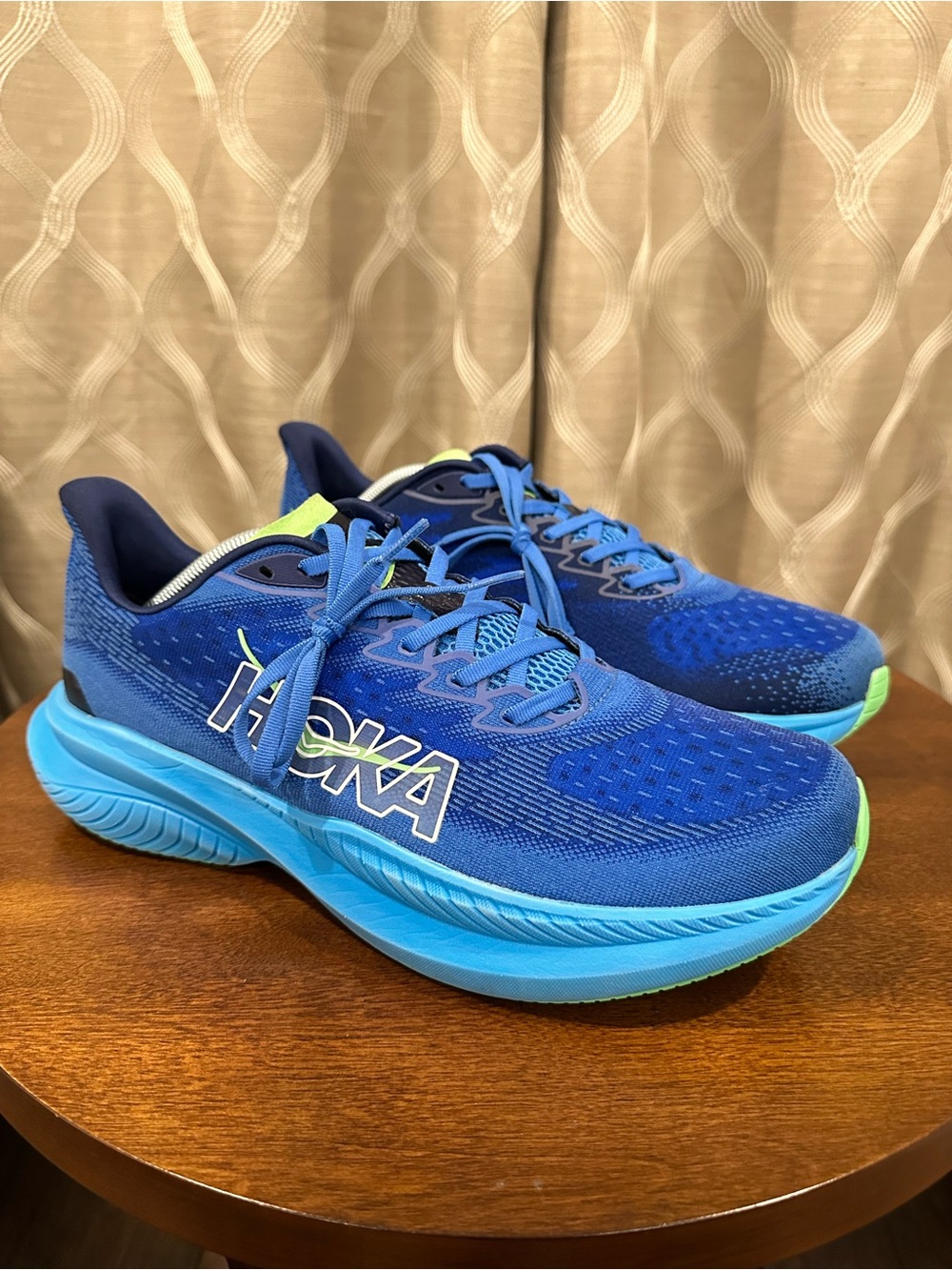 HOKA Men’s Mach 6 "Virtual Blue" Sneakers 1147790 VWT, Size 12 - Picture 2 of 12